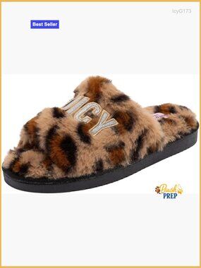 Faux Fur Slide Sandal Slippers Open Toe Comfortable House Shoes
